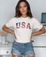 USA Shirt - USA Flag Shirt - Patriotic USA T-Shirt - 4th Of July TShirt - Distressed American Flag Shirt - Independence Day T-Shirt