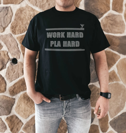 3D Printing T-Shirt - Work Hard PLA Hard 3D Printer Shirt - Funny 3D Printing Gift - 3D Printing Enthusiast - 3D Print Shirt