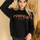 Pumpkin Spice Sweatshirt - Womens Autumn Sweatshirt - Halloween Shirt - Fall Pumpkin University Sweater - Orange Pumpkin Varsity Sweatshirt