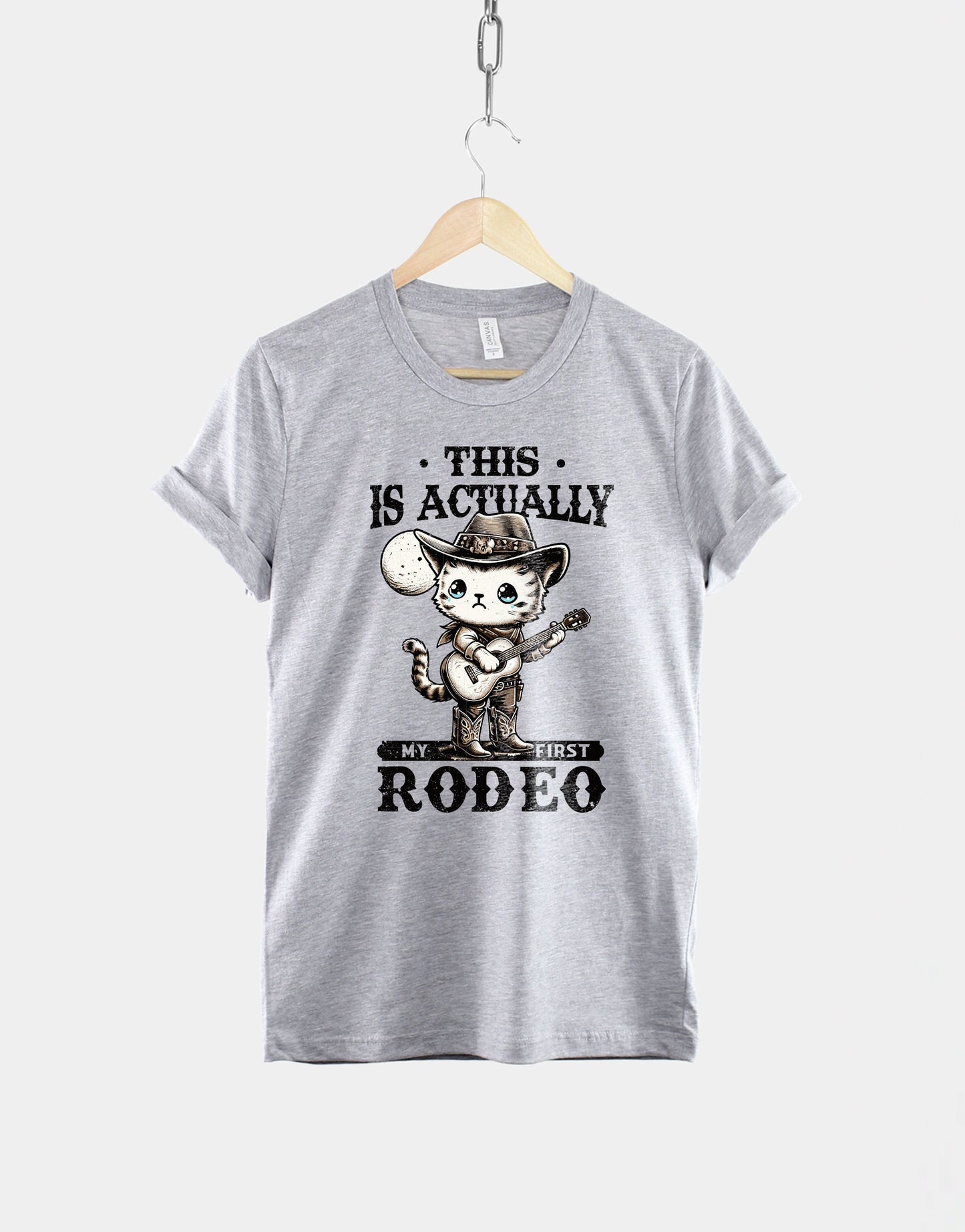 This Actually Is My First Rodeo T-Shirt - Country Music Cowgirl Shirt - Vintage Rodeo Shirt - Western Cowboy Shirt