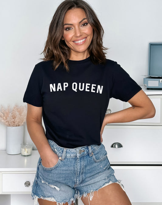 Nap Queen Sleep T-Shirt - Tired Nap Napping T Shirt